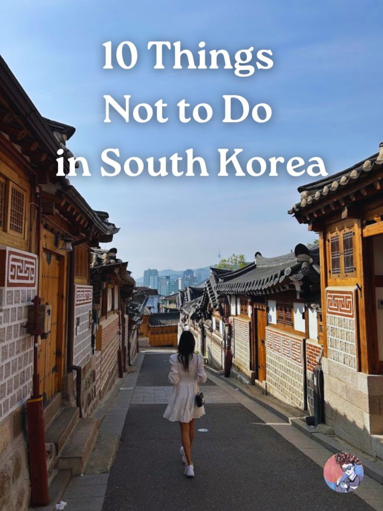 A Korean Girl Explains 10 Things Not To Do In Korea